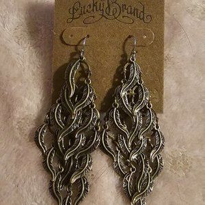 brass earrings